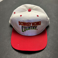 Boné promocional vintage Nintendo Donkey Kong Country Hat Snapback raro videogame HTF, usado comprar usado  Enviando para Brazil
