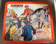 Lunchero vintage de metal Gunsmoke y termo Hopalong Cassidy 1950-60 segunda mano  Embacar hacia Argentina
