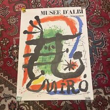 Miro joan exposition d'occasion  Albi