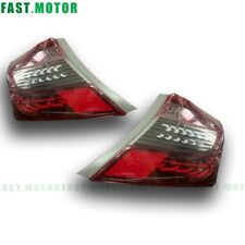 Lente vermelha LED tubo luzes traseiras de freio lâmpadas de seta para Civic Sedan 4DR 2012 comprar usado  Enviando para Brazil