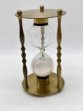 Vintage brass hourglass for sale  Baxter