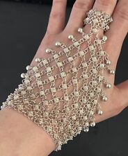 Stunning Sterling Silver Chain Mail Slave Bracelet for sale  Shipping to South Africa
