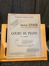 Victor staub cours d'occasion  Rennes