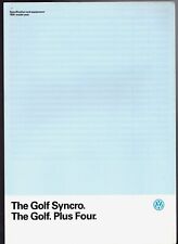 Volkswagen golf syncro for sale  UK