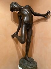 scultura bronzo altezza usato  Genova