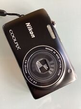 Nikon Coolpix S3100 CZARNY Aparat cyfrowy Doskonały++ Etui USB Ładowarka Kabel, używany na sprzedaż  Wysyłka do Poland