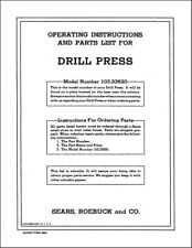 Operator instruction parts for sale  Addison