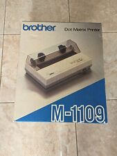 Impressora Matricial Vintage 1980 Brother M-1109 Dot - Leia a Descrição comprar usado  Enviando para Brazil