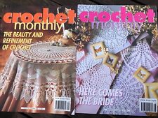 Crochet monthly magazines for sale  RIPLEY