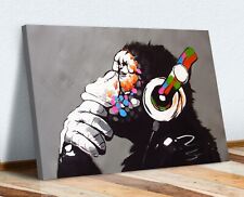 Monkey banksy canvas for sale  LONDONDERRY