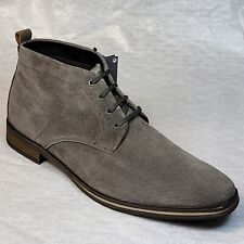 M&S Real SUEDE LEATHER Lace-Up CHUKKA BOOTS ~ Size 10 ~ GREY for sale  Shipping to South Africa