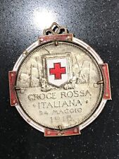 croce rossa medaglia 1915 usato  Trento