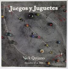 Catálogo de Exposición de Arte Nick Quijano Juegos Y Juguetes 2002 Puerto Rico segunda mano  Embacar hacia Argentina