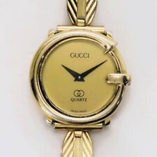 Reloj Gucci de cuarzo 24 mm para mujer esfera dorada hecho en Suiza redondo vintage 19 3600 948 segunda mano  Embacar hacia Argentina