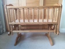Wooden gliding crib for sale  CLACTON-ON-SEA