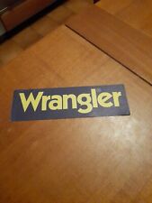 Adesivo vintage wrangler usato  Brescia