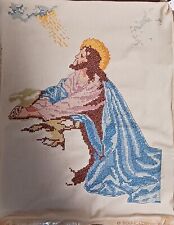 framed embroidered jesus for sale  Blountsville