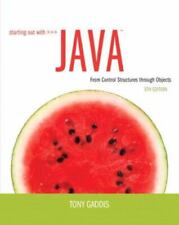 Começando com Java: de estruturas de controle através de objetos por Gaddis, Tony, usado comprar usado  Enviando para Brazil