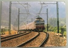 Cartolina locomotiva elettrica usato  Valgioie