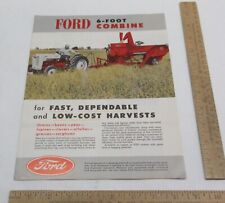 Ford foot combine for sale  Shawmut