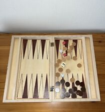 Wooden travel backgammon d'occasion  Expédié en Belgium