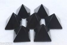 7 peças 350g--400g NATURAL cristal de quartzo obsidiana cura pirâmide comprar usado  Enviando para Brazil