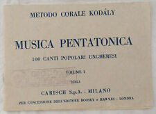 Musica pentotonica 100 usato  Italia