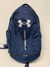 Under Armour 1361176 UA Hustle 5.0 Storm Mochila Escola Laptop Livro Bolsa Azul Marinho, usado comprar usado  Enviando para Brazil