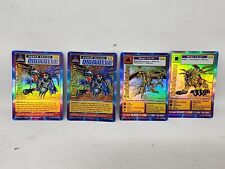 Herculeskabuterimon SaberLeomon Ultra Digivolve Mega Level Digimon Cards 1999 for sale  Shipping to South Africa