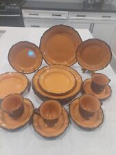 16 Pc Mikasa Italian Terrace Bittersweet E8201 Dinner Set Plates Cups Saucers for sale  Shipping to South Africa