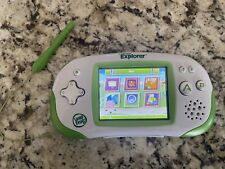 LeapFrog Leapster Explorer System with Stylus - Green/White Working With Plug for sale  Shipping to South Africa