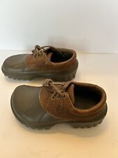 Crocs Axle All Terrain Leather Rubber Duck Islander Shoes Brown Men 4 Women 6 Y4 for sale  Shipping to South Africa