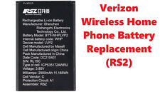 Repuesto de batería de teléfono doméstico inalámbrico Verizon (RS2) BTY-WHPLVP2, usado segunda mano  Embacar hacia Argentina