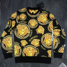 Usado, Camiseta Versace masculina preta/dourada americana todos os tamanhos manga longa comprar usado  Enviando para Brazil