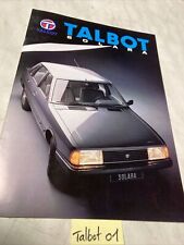 Talbot solara 1982 d'occasion  Decize
