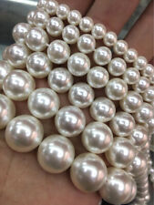 Wholesale 2-20mm White Akoya Shell Pearl Gemstones Round Loose Beads AAA+ Strand for sale  Shipping to South Africa