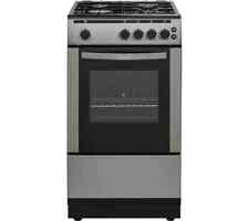 Essentials Freestanding Gas Cooker with Grill Oven 50cm CFSGSV18 -  Inox, used for sale  SUTTON-IN-ASHFIELD