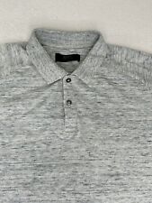 Camisa polo masculina listrada cinza manga curta ACW85 autêntica casual uso GG, usado comprar usado  Enviando para Brazil