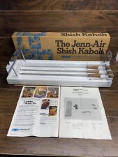 Novo 1980 Jenn-Air Rotisserie Shish Kabob Spit Grill cabo de madeira para assar EUA comprar usado  Enviando para Brazil