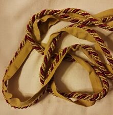 Gold brurgandy braided for sale  Columbus