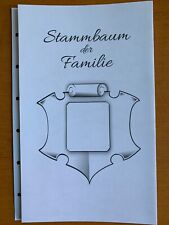 Stammbaum ahnentafel abstammun gebraucht kaufen  Duderstadt