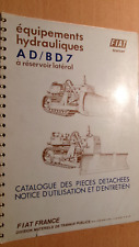 Fiat tracteur Bulldozer BD7 - Angledozer AD7 : catalogue pièces notice entretien segunda mano  Embacar hacia Mexico