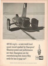 Usado, Vela de ignição Champion 1964 publicidade Craig Breedlove "Spirit Of comprar usado  Enviando para Brazil