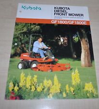 Kubota Diesel Kosiarka przednia GF1800 Ciągnik Japońska broszura Broszura Broszura na sprzedaż  PL