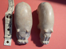 Soapstone hippos aprox for sale  Shipping to Ireland