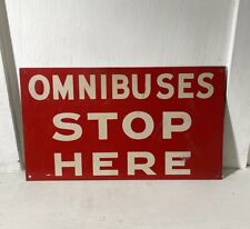 Omnibuses stop vintage for sale  LEEDS