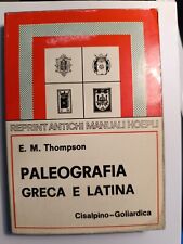 Paleografia greca latina usato  Roma