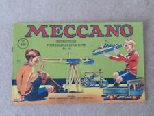 Catalogue meccano manuel d'occasion  Neuilly-sur-Seine