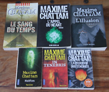 Maxime chattam lot d'occasion  Bagneaux-sur-Loing