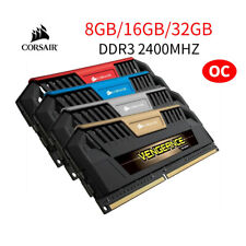 Corsair Pro Series 32GB 16GB 8GB 4GB DDR3 OC 2400MHz PC3-19200U Memory DE, used for sale  Shipping to South Africa